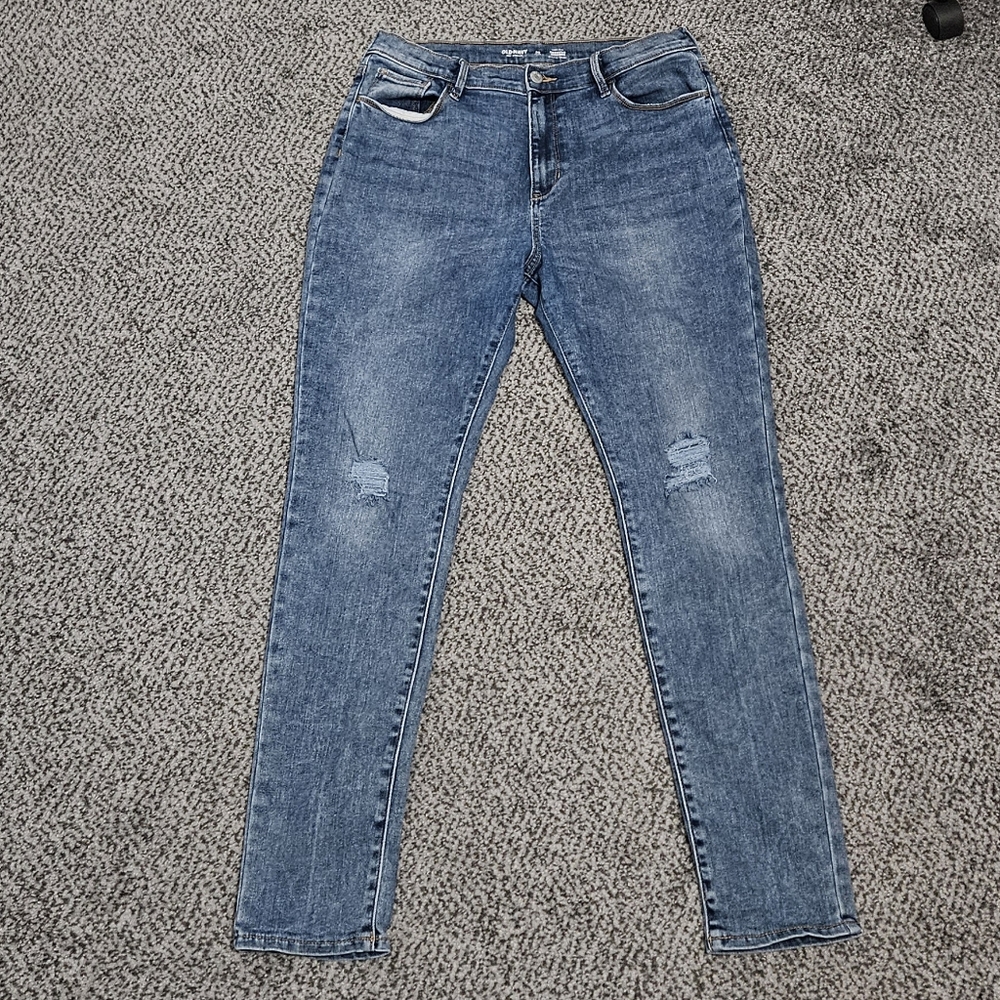 Old Navy High Rise Rockstar Jeggings - Size Girl's 20 Plus = Womens 12